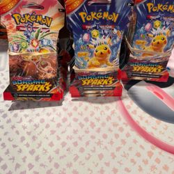 Surging Sparks Sleeved Booster Packs