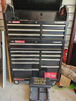 2 Husky Tool Boxes with tools