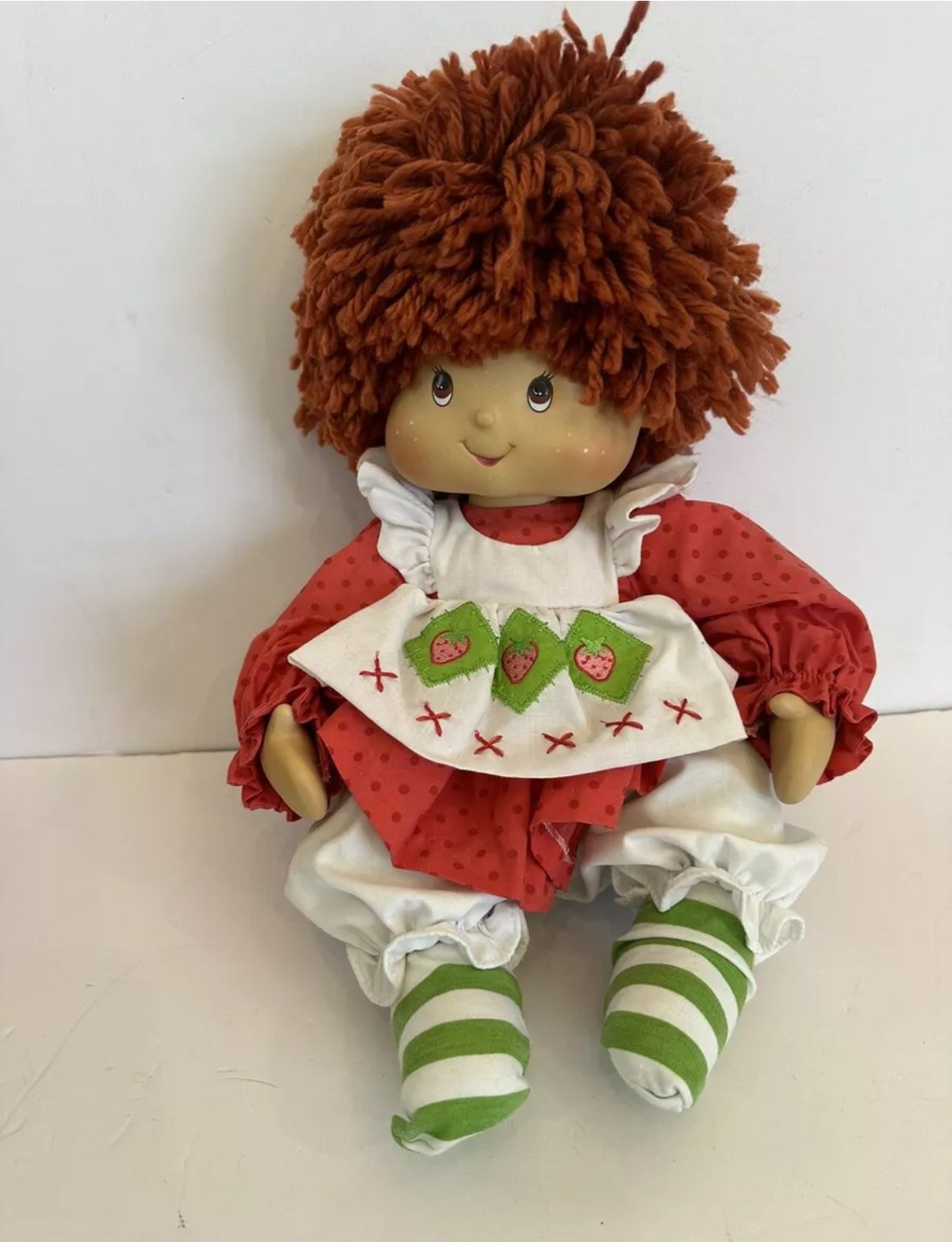 RARE Marie Osmond 10 Strawberry Shortcake Tiny Tot Doll Porcelain