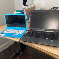 2 HP LAPTOPS for PARTS