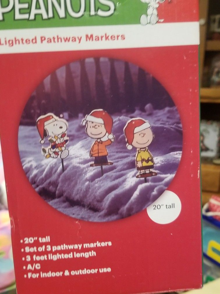 Peanuts Christmas Yard Lights