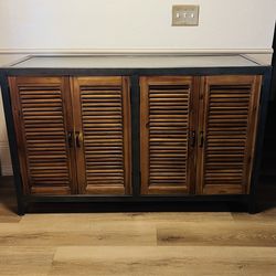 World Market Buffet Cabinet Console w/Shutters