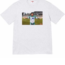 Supreme Maradona T-Shirt - XXL - Grey W/ Receipt