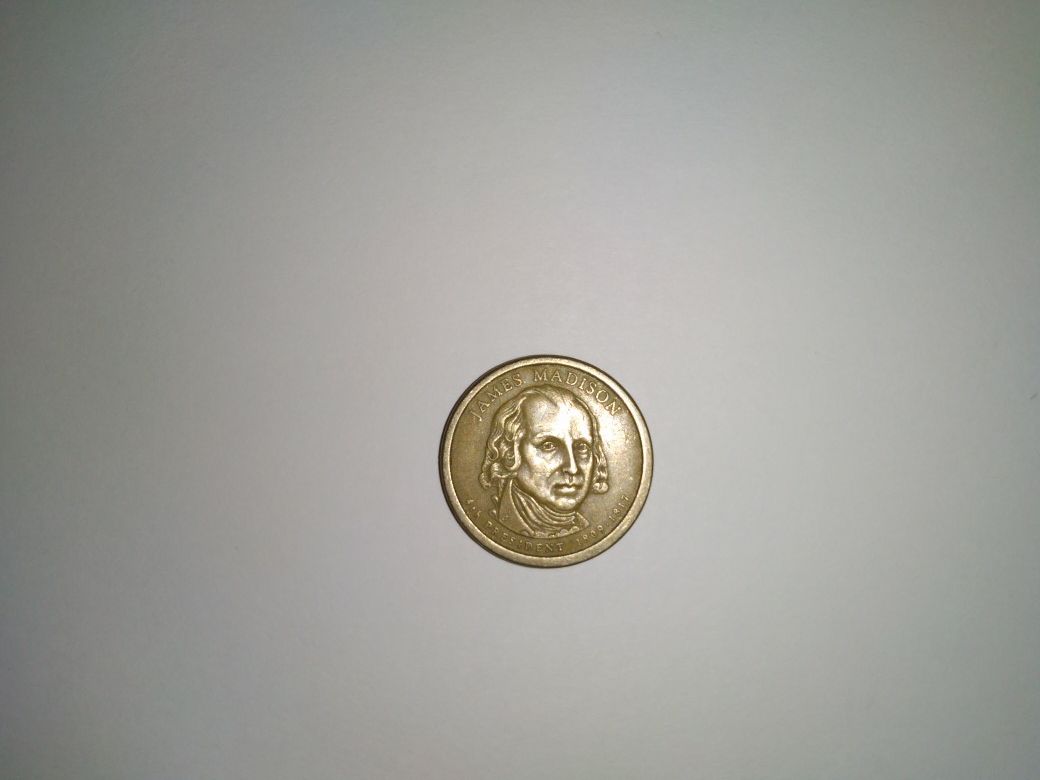 Moneda 1 Dólar James Madison 1809/1817
