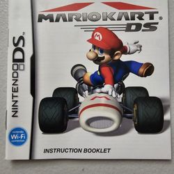 MarioKart DS for Nintendo DS - Mariokart game and manual 
