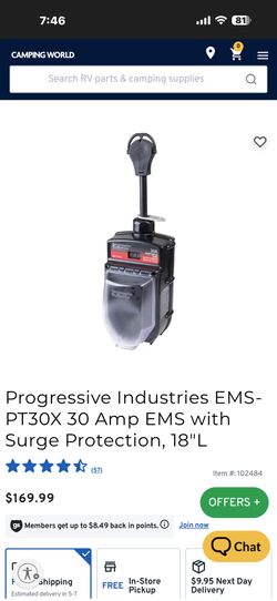 Progressive Industries, 30 Amp Search Protector