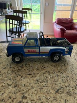 Tonka Blue Pickup Truck w/ Spare Tires