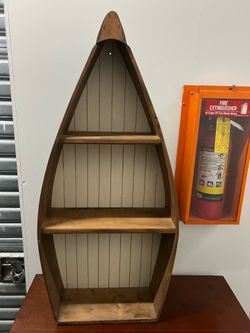 Small hanging Boat bookshelf vintage