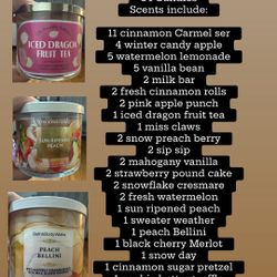 Bath And Body Works Candles 