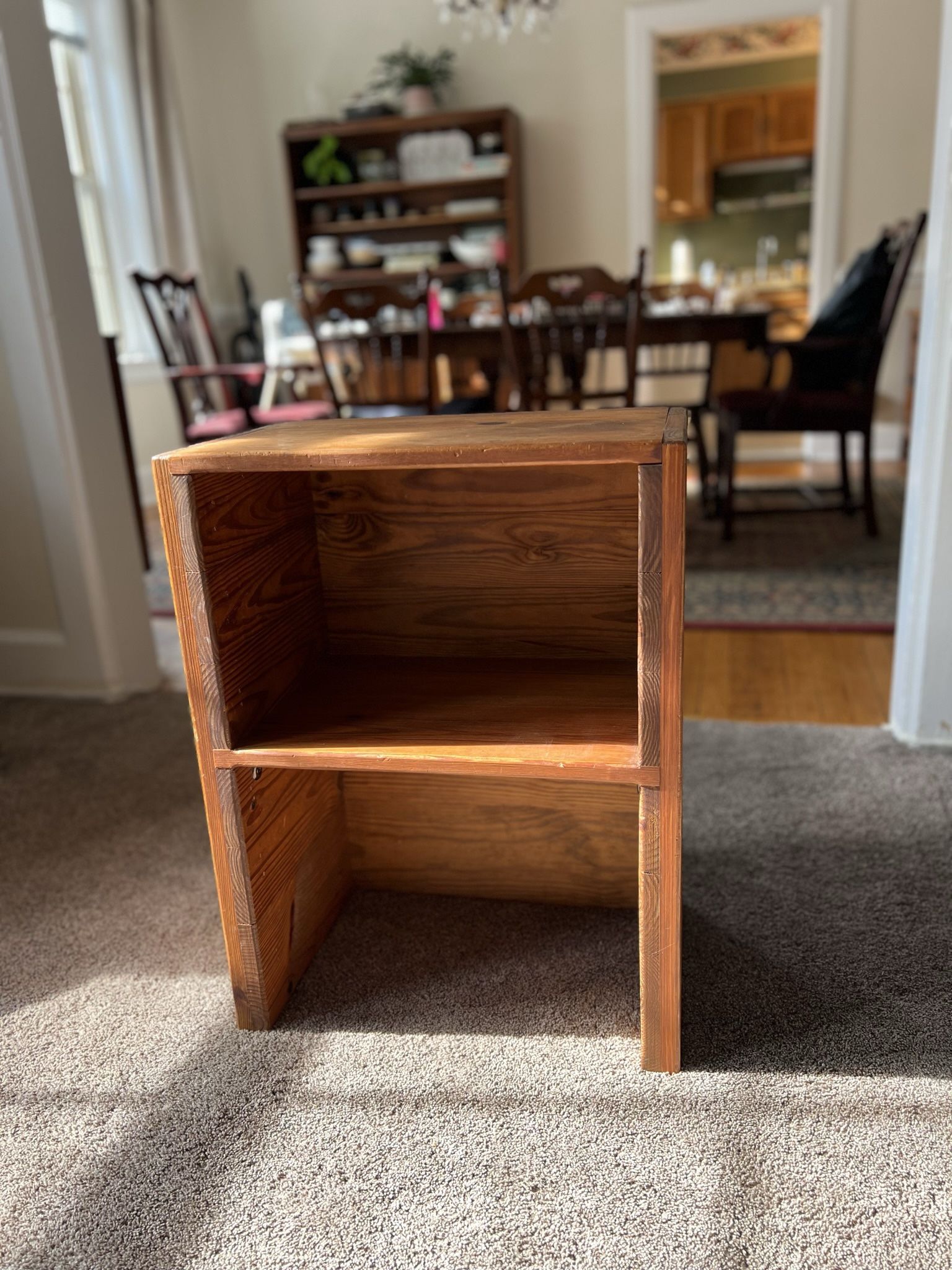 Solid wooden Cubby Hole Shelf