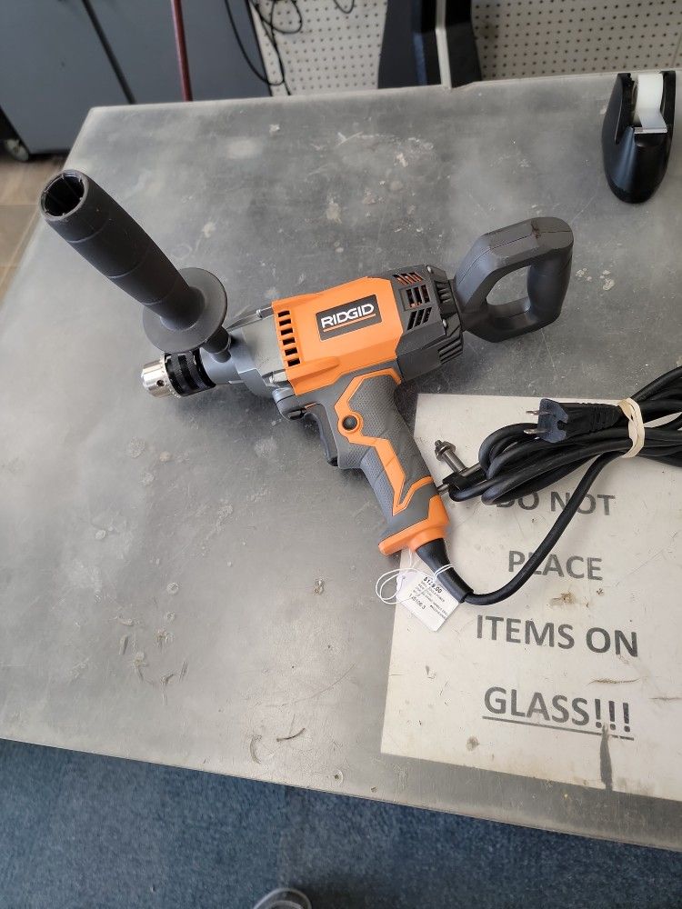 Ridgid Corded Spade Handle Drill