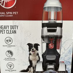 Hoover Dual spin carpet shampooer with pet function