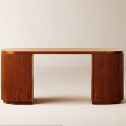 CB2 Reid Oval Desk