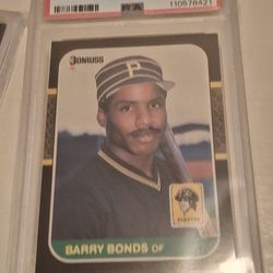 Barry Bonds  Rookie, Just Graded 6