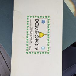 Domeopoly Notre Dame Alumni Version Of Monopoly Board Game