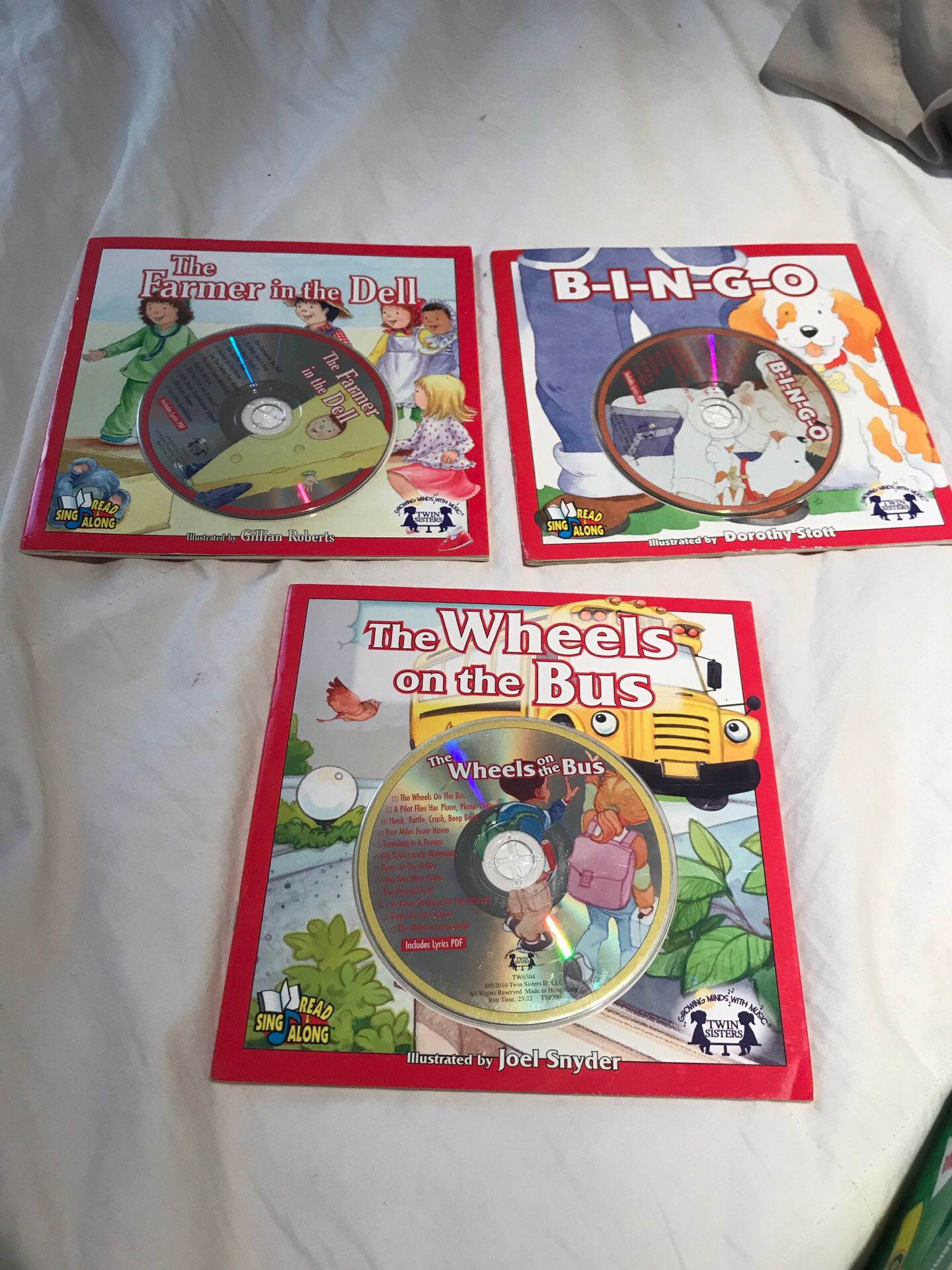 Brand new read and sing along books.