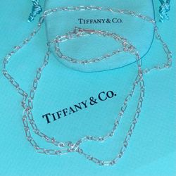 Tiffany & Co. Sterling Silver 30" Chain Link Necklace