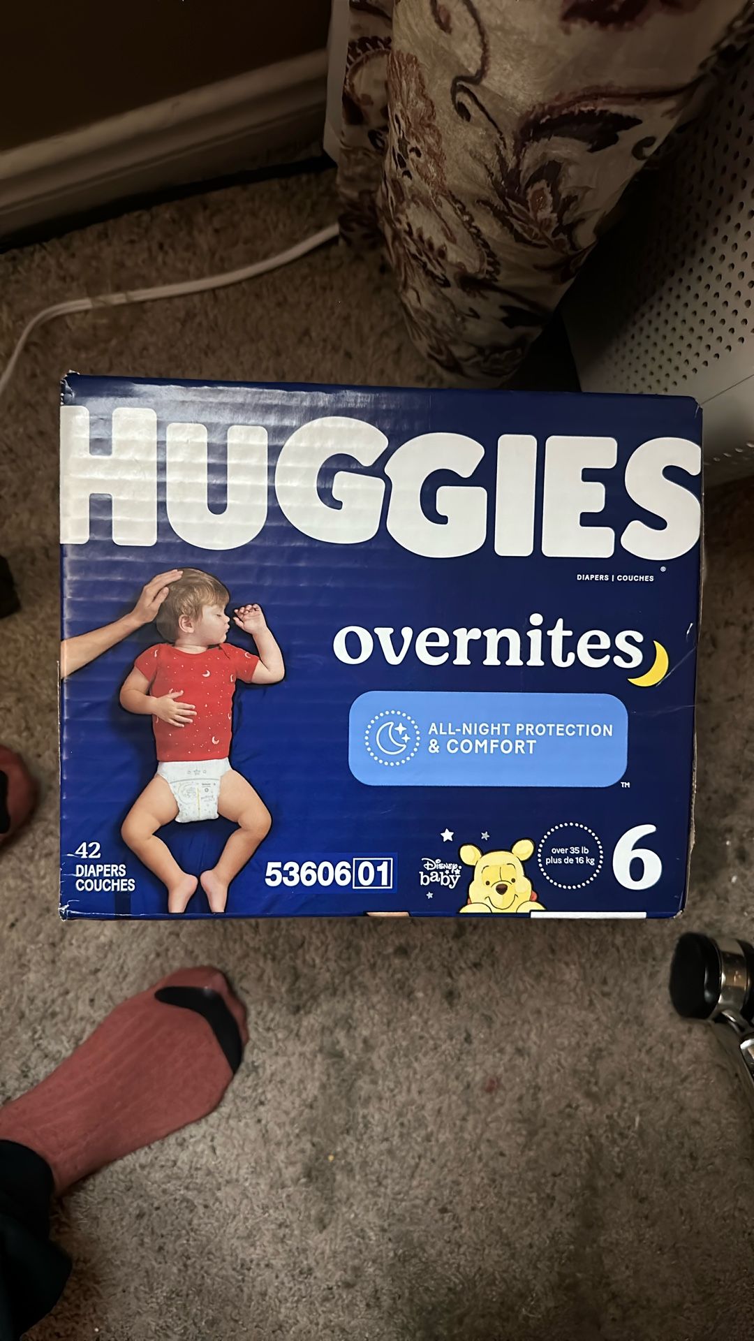 Huggies Overnights Size 6 42ct