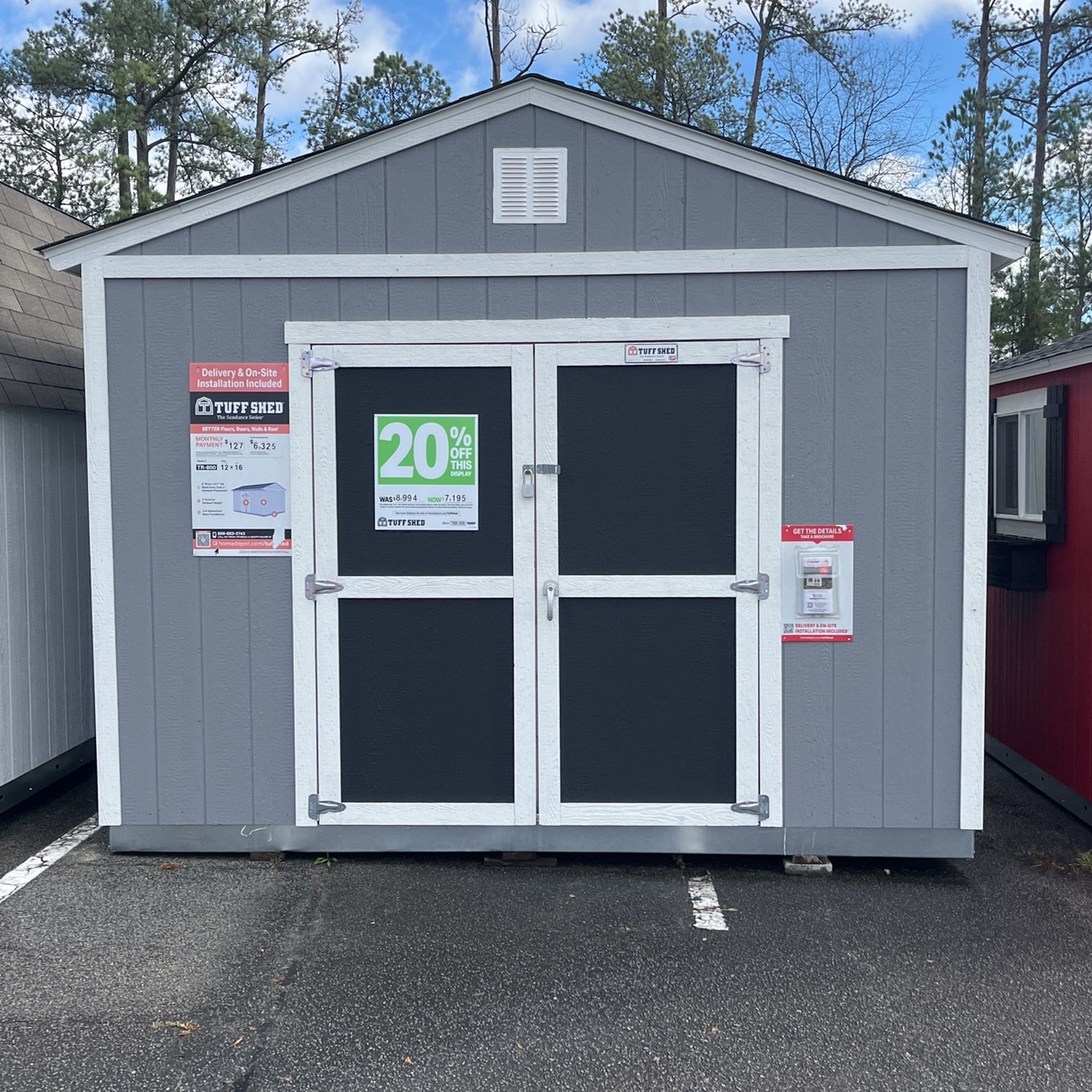 TUFF SHED TR800 12x16 Special Pricing