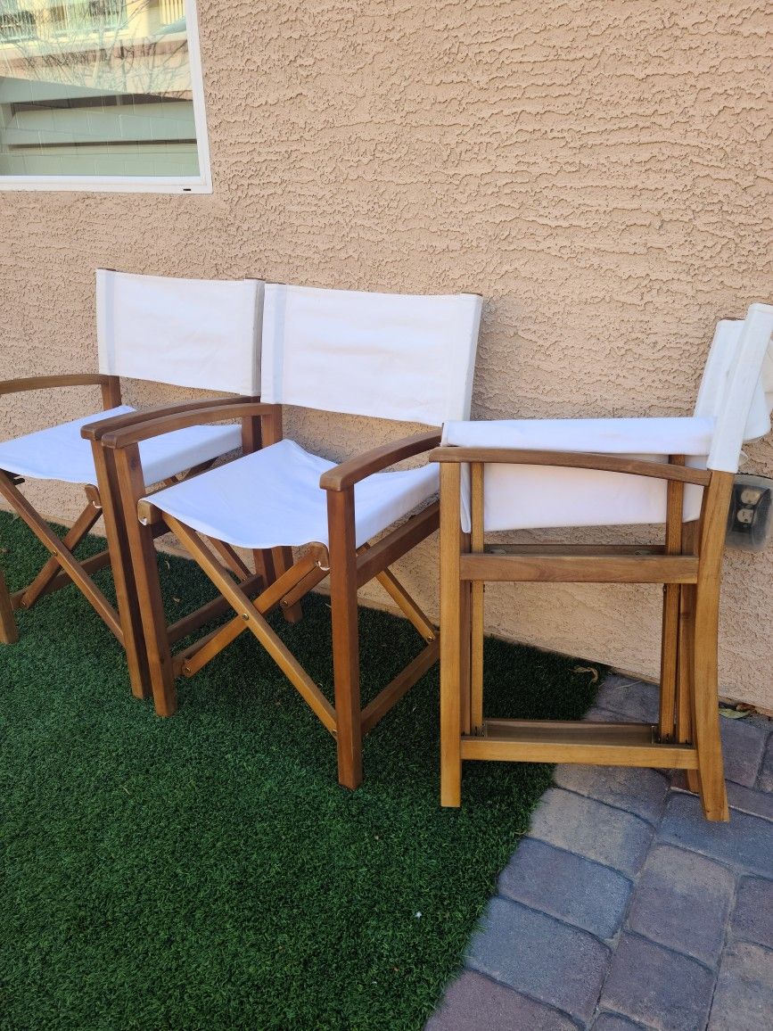 World Market Outdoor Directors Folding Chairs (Each) for Sale in Las
