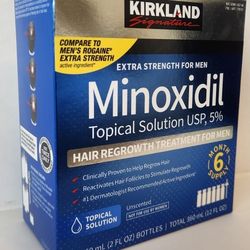 Kirkland Signature Minoxidil Topical Solution 5% 6 Month Supply