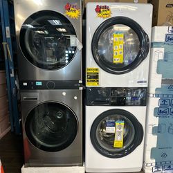 LG Wash Tower Gas Or Electrolux Wash Tower Electric Read Description (Take It Home In Payments/Llevalo A Casa En Pagos)