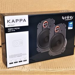 Infinity Kappa 463XF Car Speakers Set 4x6" 2-Way Coaxial Speaker System 180 Watts 🚨 Payment Options Available 🚨 No Credit Needed 🚨