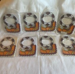8 SOCCER/ FOOTBALL AWARDS NECKLACE or PICTURE FRAMES NIB ALL FOR $10