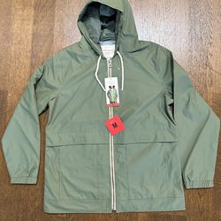 New Green Weatherproof Raincoat Medium