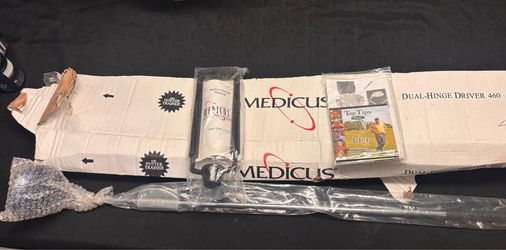 NEW Medicus Dual-Hinge 460 Driver Golf Swing Trainer + Putter Attachment