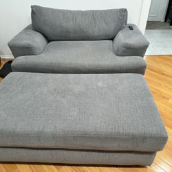 Sofa With Ottoman 