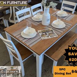 Beautiful 5PC Dining Set $499!