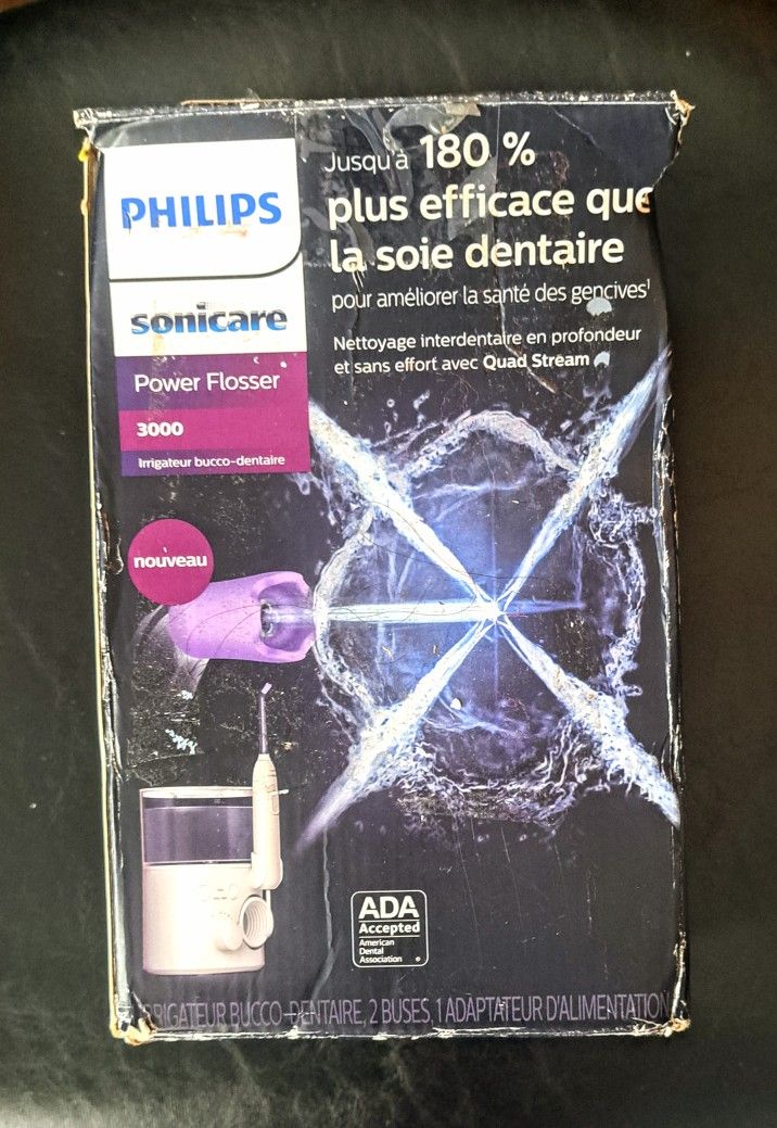 Philips Sonicare Power Flosser 3000 Series New Open Box