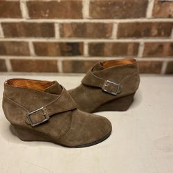 Lucky Brand Sumarah Ankle Booties Size 7.5