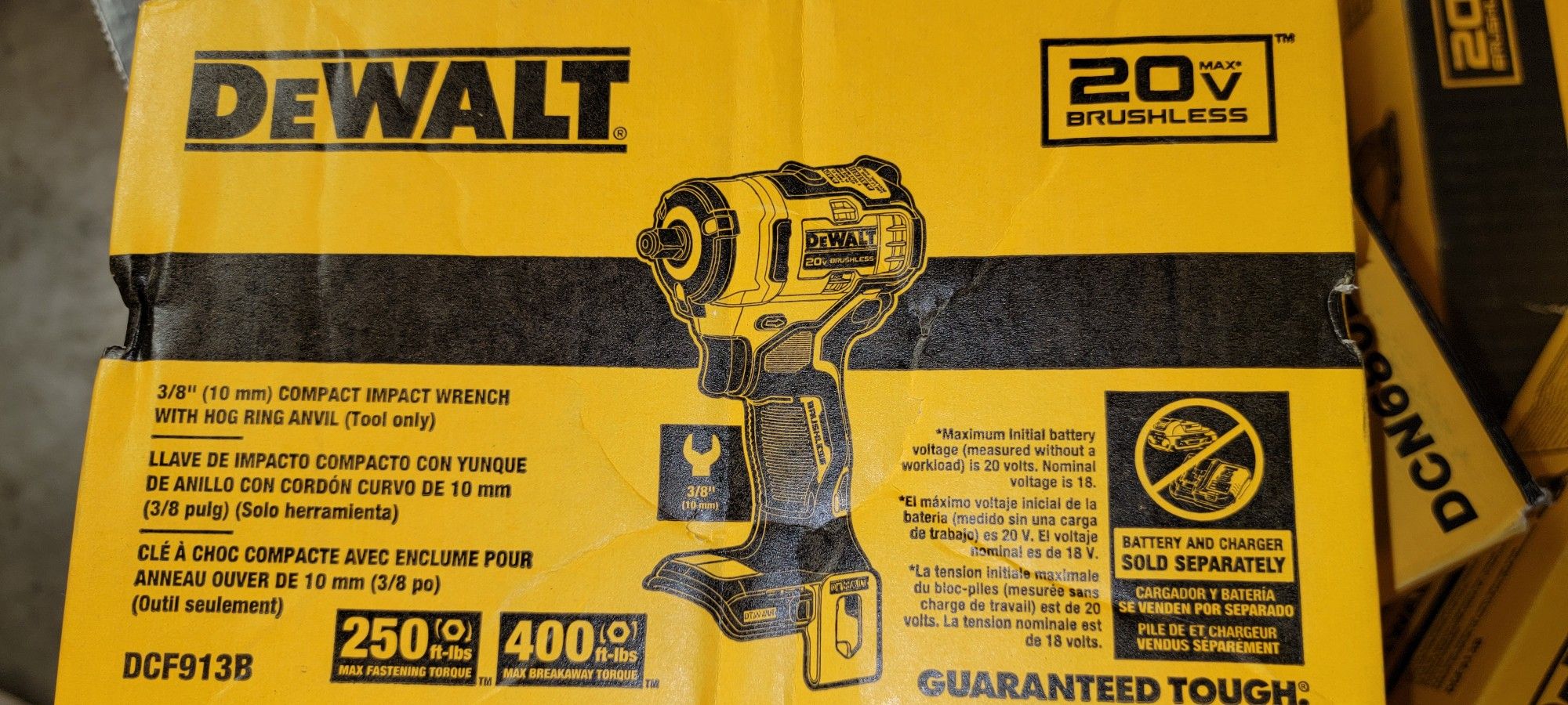 Dewalt IMPACT 450FT POUNDS