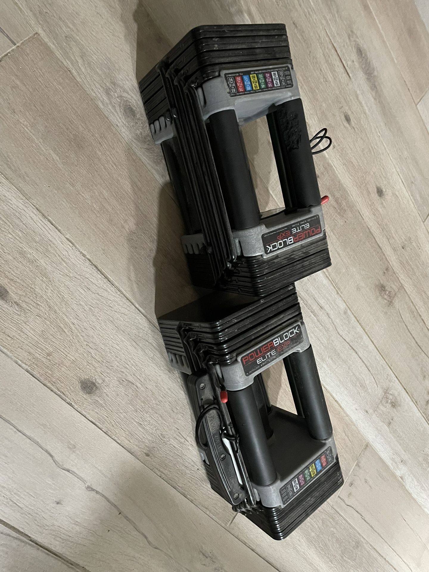 power block adjustable dumbbells