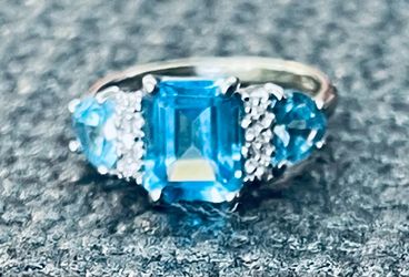 Blue Birthstone Ring