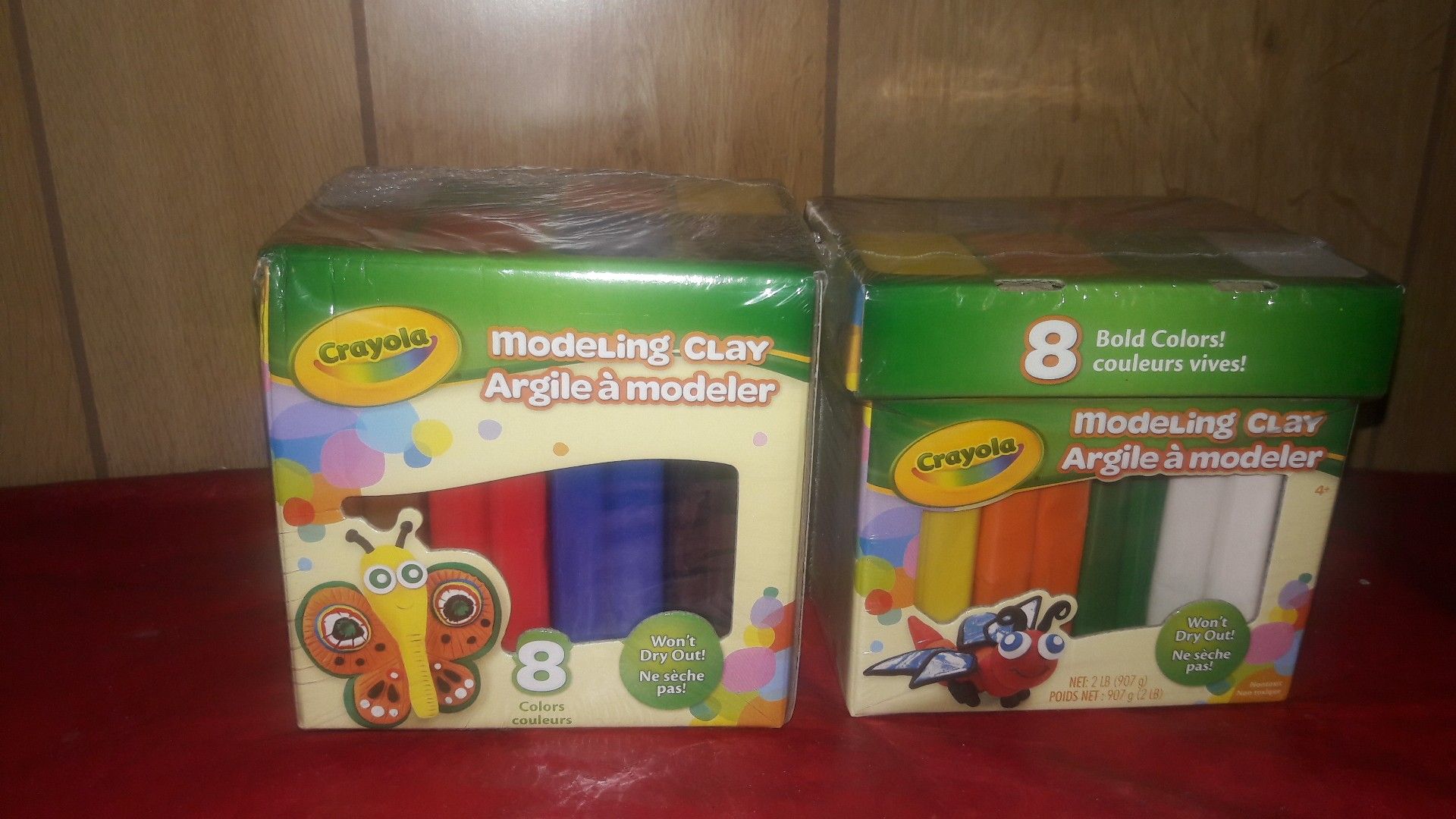 CRAYOLA boxes of clay 8 bars per box. $6 box