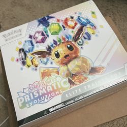 Pokémon Scarlet & Violet Prismatic Evolutions ETB Elite Trainer Box