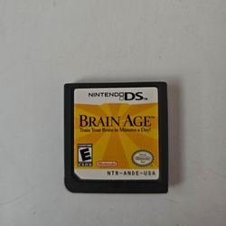 Brain Age Train Your Brain In Minutes a Day! Nintendo DS Video Game