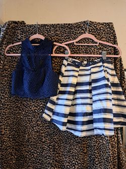 Skirt and top set