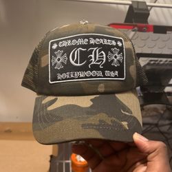 Camo Chrome Heart Hat 