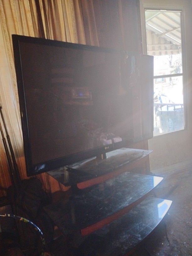 50" LG TV With. Stand For $125
