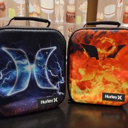New Hurley Insulated Lunchbox Lunch Bag Lightning Or Fire - PPO