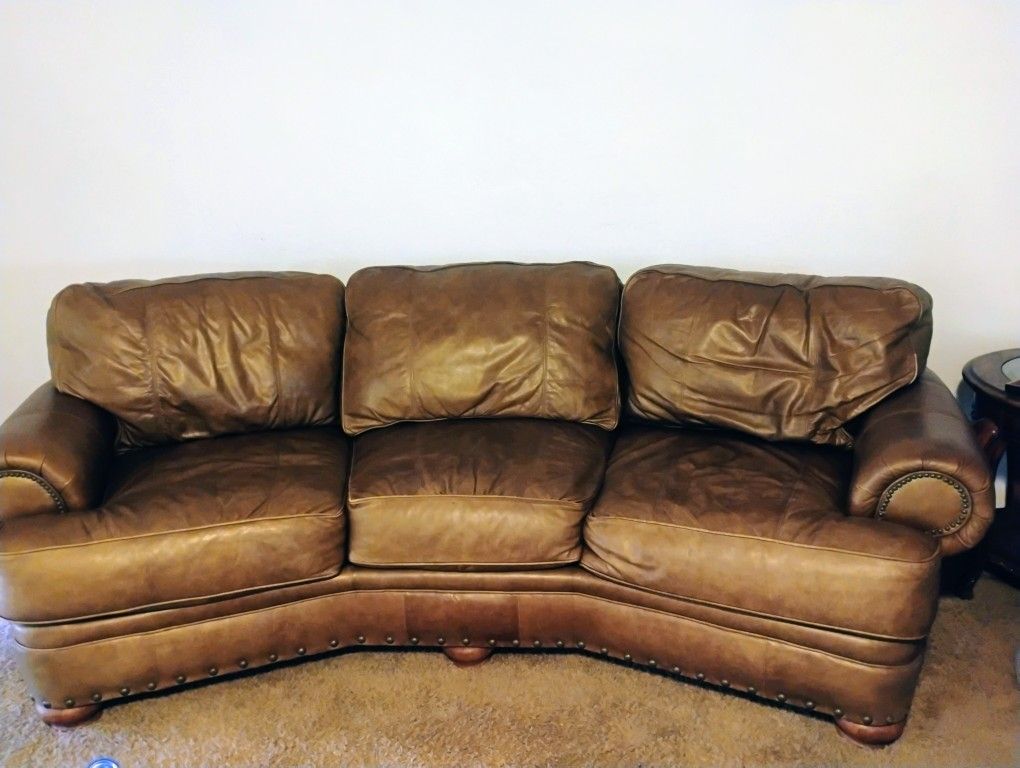 Leather Couch Set
