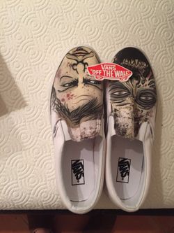 Vans men's 12 walking dead sneakers