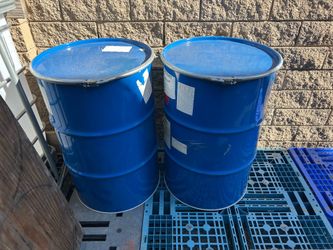 55 gallons steel drums with coating (food grade) $35