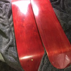 Red Stained Blank Decks 8.5