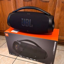 JBL Boombox 3 Wi-Fi + Bluetooth 5.3 Portable Bluetooth Speaker | Massive Bass | 24-Hour Battery | JBL Original Pro Sound