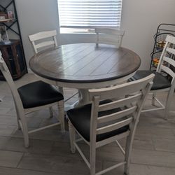 All Wood Dining Table With Chairs